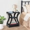 Side Table With USB Ports And Outlets Layer End Table Storage Modern Bedside Table With Charging St 4