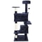 Cat Tree Tower Large Playing House With Scratching Posts Blue Condo Ideal For Rest And Play 1