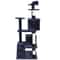 Cat Tree Tower Large Playing House With Scratching Posts Blue Condo Ideal For Rest And Play 4