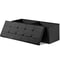 Black Folding Ottoman Bench Sturdy Foot Stool Cozy Storage Chest Collapsible Footrest For Home 9