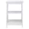 White End Table With Storage Shelf Sofa Side Table For Living Room Bedroom Compact Versatile And Ea 4