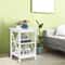 White End Table With Storage Shelf Sofa Side Table For Living Room Bedroom Compact Versatile And Ea 7