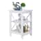 White End Table With Storage Shelf Sofa Side Table For Living Room Bedroom Compact Versatile And Ea 8