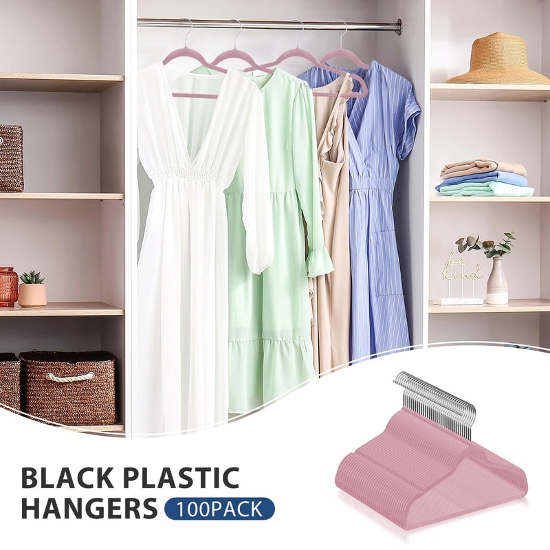 Pink Velvet Clothes Hangers NonSlip Velvet Suit Hangers Swivel Hook Perfect For Shirts Pants And Dr 8
