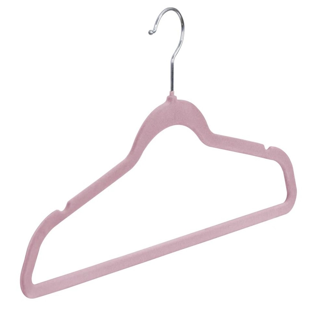 Pink Velvet Clothes Hangers NonSlip Velvet Suit Hangers Swivel Hook Perfect For Shirts Pants And Dr 6