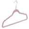 Pink Velvet Clothes Hangers NonSlip Velvet Suit Hangers Swivel Hook Perfect For Shirts Pants And Dr 6