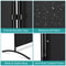 Folding Partition Room Dividers Black Panel Screen Divider Adjustable Privacy Wall For Office Studi 5
