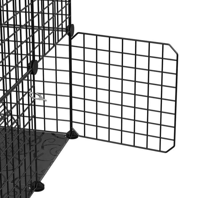 Large Wire Cat Cage Kennels Tier Cat Cage Indoor Enclosures DIY Playpen Crate Cat Enclosure For Cat 8