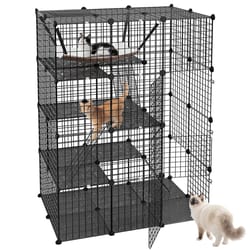 large wire cat cage kennels, tier cat cage indoor, enclosures diy playpen crate, cat enclosure for cats, small pets