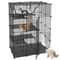 Large Wire Cat Cage Kennels Tier Cat Cage Indoor Enclosures DIY Playpen Crate Cat Enclosure For Cat 0