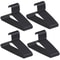 Premium Black Plastic Hangers Heavy Duty Suit Camisole Hangers Ideal For Shirts Sweaters Tanks 7