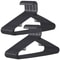 Premium Black Plastic Hangers Heavy Duty Suit Camisole Hangers Ideal For Shirts Sweaters Tanks 0