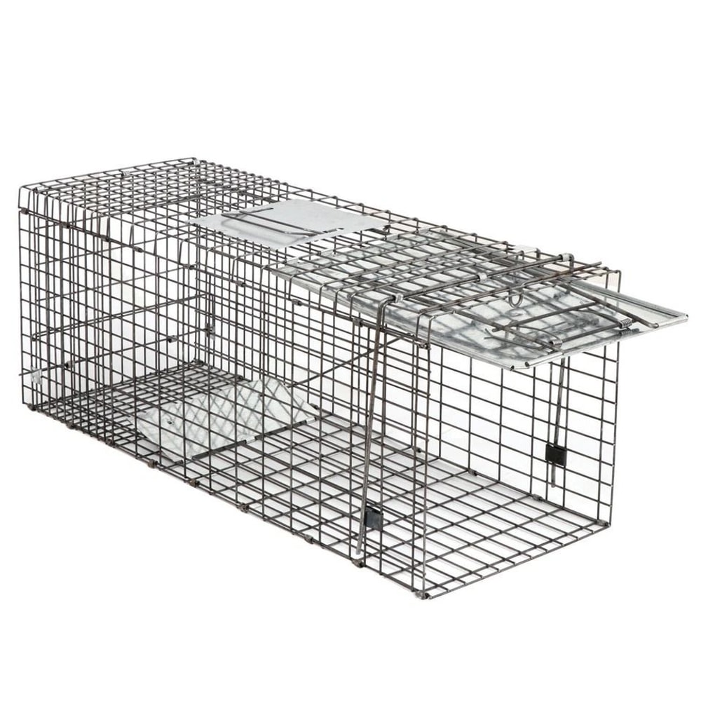 Humane Large Animal Trap Spring Loaded Easy To Bait Release Strong Frame Safe And Durable For Home 2