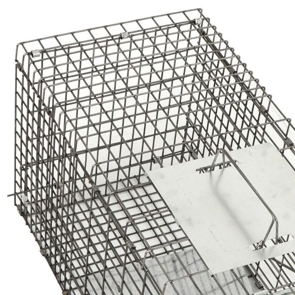 Humane Large Animal Trap Spring Loaded Easy To Bait Release Strong Frame Safe And Durable For Home 6