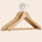 Wooden Clothes Hangers Premium NonSlip Flocked Hangers For Suit Shirt Pants Dresses 10