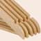Wooden Clothes Hangers Premium NonSlip Flocked Hangers For Suit Shirt Pants Dresses 11