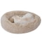 Soft Warmer Fur Donut Cuddler Pet Bed NonToxic Dog Beds Calming For Cats And Dogs Medium Small Size 1