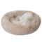 Soft Warmer Fur Donut Cuddler Pet Bed NonToxic Dog Beds Calming For Cats And Dogs Medium Small Size 2