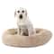 Soft Warmer Fur Donut Cuddler Pet Bed NonToxic Dog Beds Calming For Cats And Dogs Medium Small Size 0