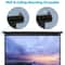 Portable Pull Down HD Projection Screen Adjustable Perfect For Home Office Indoor Outdoor Use 4