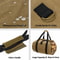Durable Canvas Firewood Log Carrier Bag Waxed Canvas Log Tote Waterproof Log Carrier With Straps 2