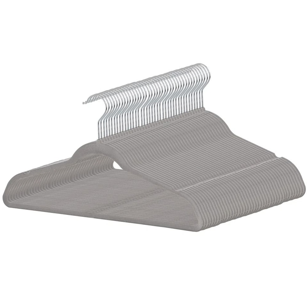 Premium NonSlip Velvet Clothes Hangers Flocked Hangers For Suits Shirts And Pants Swivel Hook 9