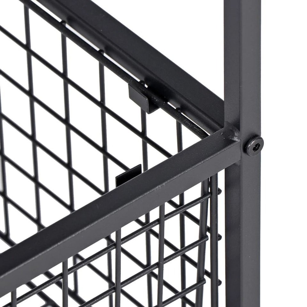 Mahogany Coffee Table With Storage Basket Sturdy Side Table Organizer Versatile Home Furniture For 9