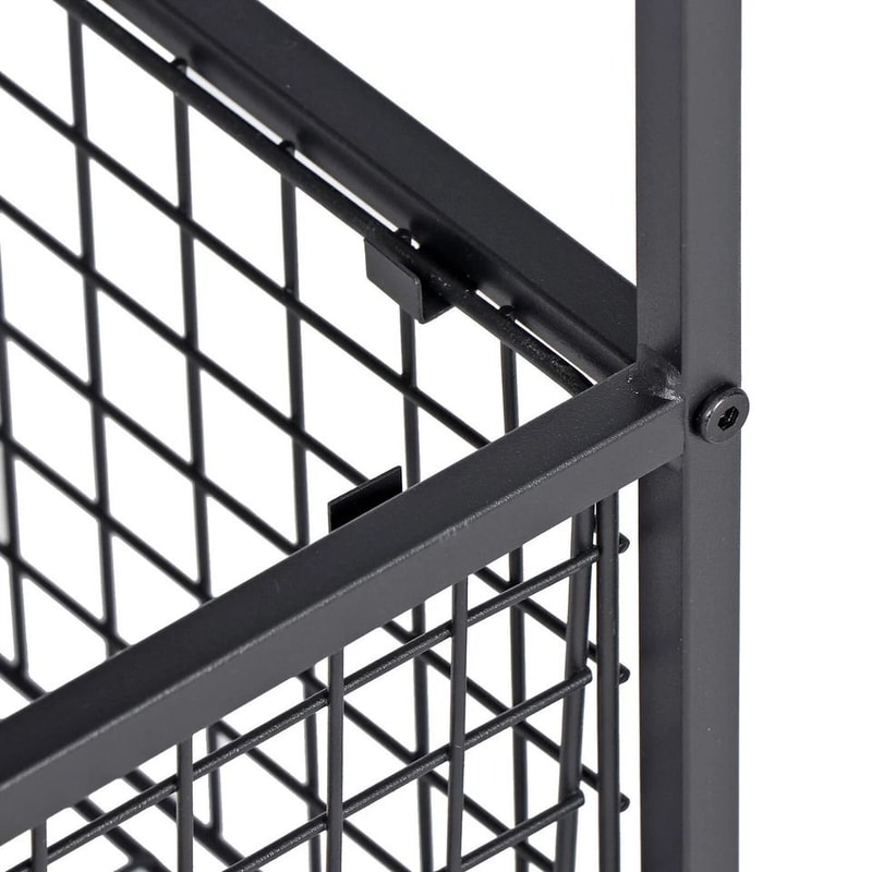 Mahogany Coffee Table With Storage Basket Sturdy Side Table Organizer Versatile Home Furniture For 9