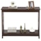 Console Table Square Brown Hallway Table Coffee Table Oxford Entryway Storage Table Durable Elega 2