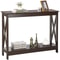 Console Table Square Brown Hallway Table Coffee Table Oxford Entryway Storage Table Durable Elega 0