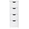 Wooden Side Storage Bathroom Floor Cabinet Organizer Drawers For Bathroom MultiPurpose Cabinet EcoF 10