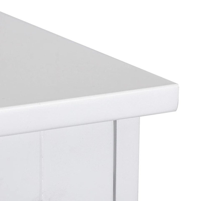 Wooden Side Storage Bathroom Floor Cabinet Organizer Drawers For Bathroom MultiPurpose Cabinet EcoF 11