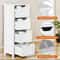 Wooden Side Storage Bathroom Floor Cabinet Organizer Drawers For Bathroom MultiPurpose Cabinet EcoF 3