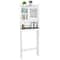 Over Toilet Space Saver Bathroom Floor Cabinet White Wood Storage Shelf Rack Perfect For Organizati 2