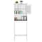 Over Toilet Space Saver Bathroom Floor Cabinet White Wood Storage Shelf Rack Perfect For Organizati 3