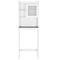 Over Toilet Space Saver Bathroom Floor Cabinet White Wood Storage Shelf Rack Perfect For Organizati 9