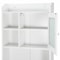 Over Toilet Space Saver Bathroom Floor Cabinet White Wood Storage Shelf Rack Perfect For Organizati 4