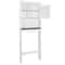 Over Toilet Space Saver Bathroom Floor Cabinet White Wood Storage Shelf Rack Perfect For Organizati 5