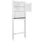 Over Toilet Space Saver Bathroom Floor Cabinet White Wood Storage Shelf Rack Perfect For Organizati 5