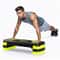Adjust Exercise Stepper For Home Gym Fitness Aerobic Step With Yellow Risers 0