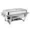 Stainless Steel Chafer Chafing Dish Buffet Warmer Rectangular Design With Food Pan And Lid 8