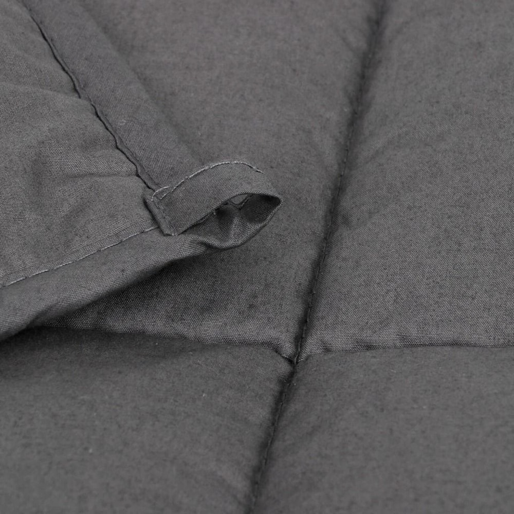 Deep Sleep Grey Weighted Blanket Cotton Therapy Promote Relaxation And Stress Relief 3