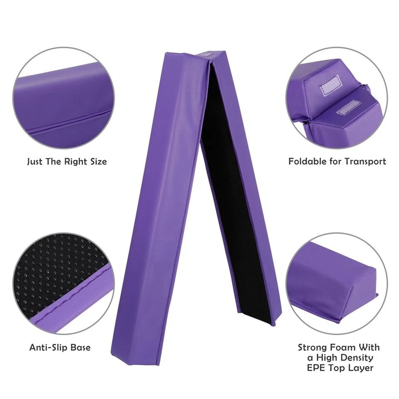 Gymnastics Beam Floor Folding Balance NonSlip Base Perfect For Home Practice And Training 1