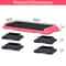 Aerobic Stepper Adjustable Training Exercise Platform Workout Step For Fitness Pink Home Exercise E 2