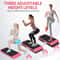 Aerobic Stepper Adjustable Training Exercise Platform Workout Step For Fitness Pink Home Exercise E 6