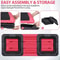 Aerobic Stepper Adjustable Training Exercise Platform Workout Step For Fitness Pink Home Exercise E 8