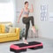 Aerobic Stepper Adjustable Training Exercise Platform Workout Step For Fitness Pink Home Exercise E 9