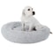 Calming Fur Donut Cuddler For Dogs And Cats Soft Polyester Bed Warmer Pet Bed For Joint Pain Relief 0