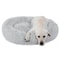Calming Fur Donut Cuddler For Dogs And Cats Soft Polyester Bed Warmer Pet Bed For Joint Pain Relief 1