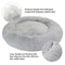 Calming Fur Donut Cuddler For Dogs And Cats Soft Polyester Bed Warmer Pet Bed For Joint Pain Relief 8